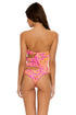 Luli Fama Wild Sweetheart Knot Bow Tie Side Bandeau One Piece